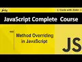 Method Overriding In Javascript Js Tutorial In Pashto