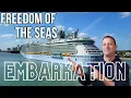 Freedom of the Seas Our Embarkation Day in Miami