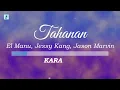 Tahanan – El Manu, Jessy Kang, Jason Marvin | Karaoke / Instrumental with Lyrics