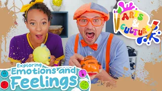 Blippi & Meekah’s Messy Pottery | Explore Art & Culture for Kids | Blippi Full Episodes