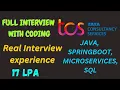 Real Coding Interview Experience Java Spring Boot Microservices Coding SQL TCS