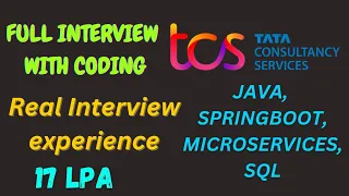 Real Coding Interview Experience Java Spring Boot Microservices Coding SQL TCS