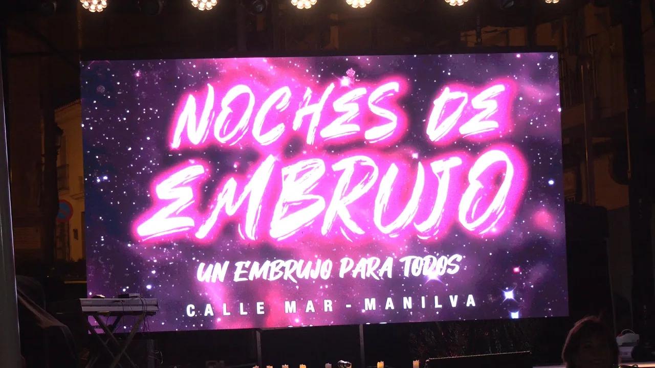 Celebrado con éxito la Noche del Embrujo en las calles de Manilva