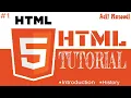HTML Tutorial Introduction History Adil Masoodi