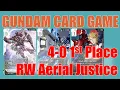 Download Lagu 1st Place 4-0 Deck Tech | Red White Aerial Justice | Playtest | Gundam Card Game