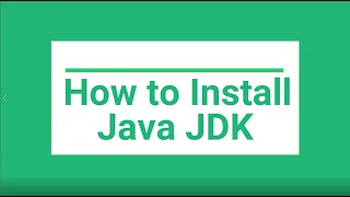 How to Install Java JDK 2019