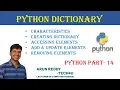 PYTHON PART 13 - DICTIONARY