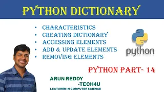PYTHON PART 13 - DICTIONARY