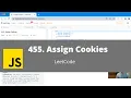 455 Assign Cookies - LeetCode JavaScript