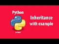 Inheritance in python in Hindi