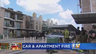 Fire From Burning SUV Spreads To Dallas Apartment Building