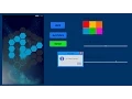Java Cool Hexagonal Lock Screen - Netbeans