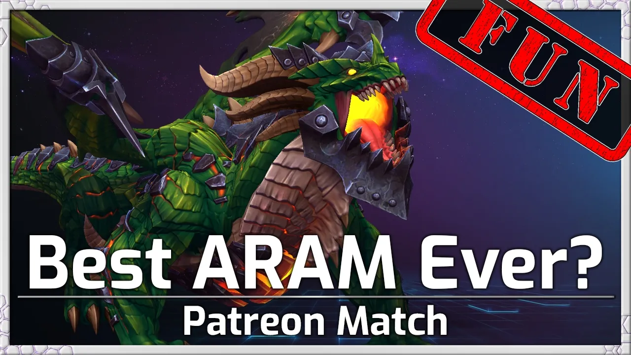 Best ARAM EVER? - CRAZY Patreon Match - Heroes of the Storm