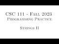 C Programming Practice Fall 2023 - 8 02