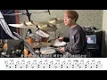 【ヨルシカ】DARMA GRAND PRIX-叩いてみた【ドラム楽譜あり】【Drum Cover】