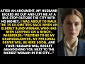 Husband dumps me at a bus stop — blind woman offers surprising rescue!