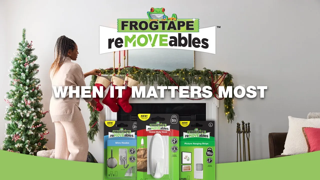 FrogTape — FrogTape Removables: Decorate with Ease (YouTube video ad)