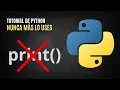 Stop using PRINT in Python