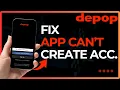 How to Fix Depop Cannot Create Account Error in 2026
