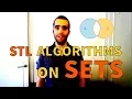 STL Algorithms on Sets