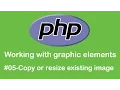 Copy resize image - PHP Working with graphic elements
