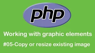 Copy resize image - PHP Working with graphic elements