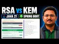 RSA vs KEM in Java 21 Spring Boot Encryption Demo