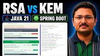 RSA vs KEM in Java 21 Spring Boot Encryption Demo