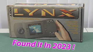 Atari Lynx RARE Handheld Unboxing What Did You Play Then
