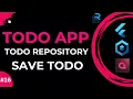 Save TODO Flutter Appwrite Todo App with Bloc