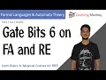 Gate Bits 6 on FA and RE Lesson 55 6 Finite Automata Learning Monkey