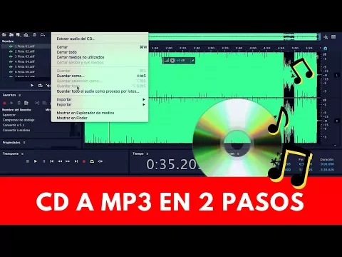 Download MP3 PASAR UN CD AIFF A MP3 EN 2 PASOS | CONVERTIR FORMATOS Y GRABAR EN MASA