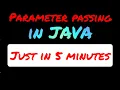Parameter Passing to User Defined Method in Java Actual Formal Parameter Class 10 ICSE JAVA