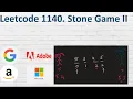 Leetcode 1140 Stone Game II