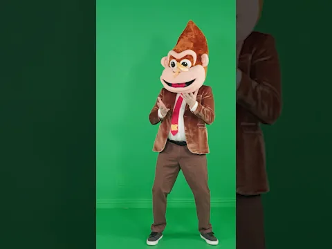 DK Trying To Catch A Banana #donkeykong #cosplayer #musicparody