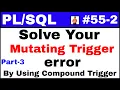 Tutorial - 2 Mutating Trigger Error Solution Way-2 Interview Questions