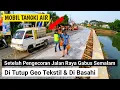 Download Lagu beton langsung di tutup geotekstil \u0026 di basahi, kini jalan raya gabus tambun bekasi jadi lebar