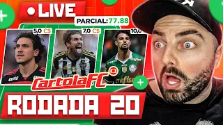 🟢 LIVE CARTOLA FC RODADA #20 - NOVOS TEMPOS?