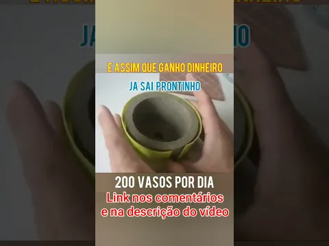 Faça 200 Vasos Por Dia Usando Apenas 1 Molde de Plástico