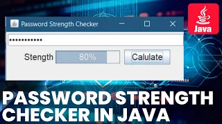 Password Strength Checker in Java JProgressBar JPasswordField example