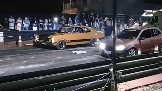 Opala aspirado vs celta turbinado (arrancada )