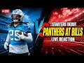 LIVE Panthers vs Bills Preseason Reaction Bryce The Starters Debut