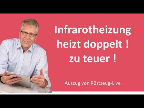 Download MP3 Infrarotheizung heizt zweiseitig, teuer in Verbrauchskosten