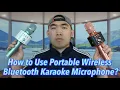 How to Use Portable Wireless Bluetooth Karaoke Microphone