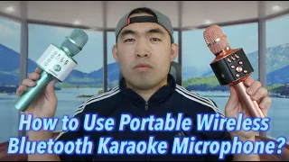 How to Use Portable Wireless Bluetooth Karaoke Microphone