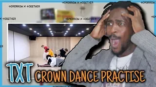 Download Dancer Reacts To TXT Crown Dance practise | TXT (투모로우바이투게더) 어느날 머리에서 뿔이 자랐다 (CROWN) Dance Practice MP3