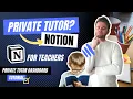 Notion Tutorial for Tutors Teachers Lesson Planning Student Tracking and Appointments Made Easy