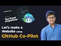 How to make a website using Github Copilot Github copilot vscode react js tutorial DoCoNation
