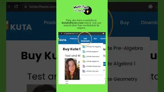 Math Tips and Tools Kuta Software Free Math Worksheet