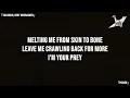 coldrain, Bert McCracken of The Used「POISON」[Lyrics]